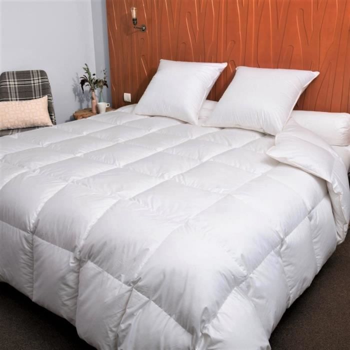 Couette 240x260cm Grand Froid CASABEL - Garnissage 700 GSM Anti-Acarien | Chaleur Hiver