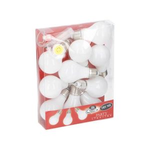 Guirlande lumineuse - Ampoules blanches - 10 LED