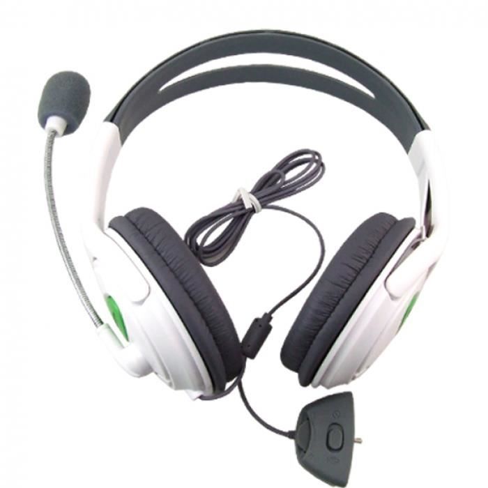 Casque + Microphone pour XBOX 360 XBOX LIVE 360 Achat / Vente casque