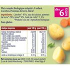 PLATS PREPARES SALES HIPP BIO Pots Carotte Pommes terre Boeuf - 6 Mois