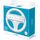 Volant Wii U Wheel Blanc