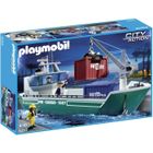 FIGURINE Playmobil - 5253 - Cargo Avec Grue De Chargement