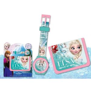 LA REINE DES NEIGES Montre + Portefeuille