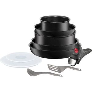TEFAL INGENIO PERFORMANCE THERMO COACH Batterie de cuisine L6999002 10 pi?ces 18-22-24-26cm tous feux dont induction