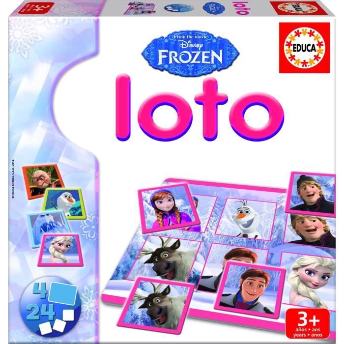Loto : La Reine des Neiges (Frozen) Sans marque  Magasin de Jouets pour Enfants
