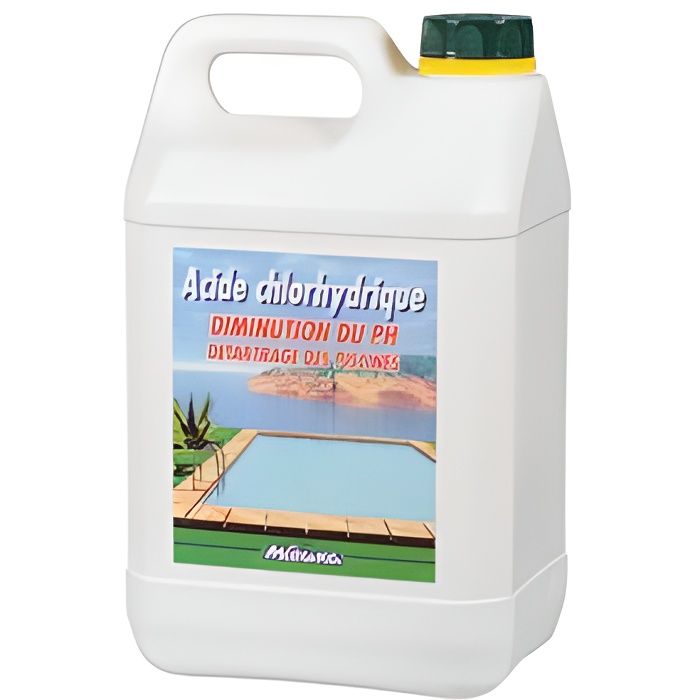ACIDE CHLORHYDRIQUE 5L PISCINE MIEUXA - Achat / Vente ...
