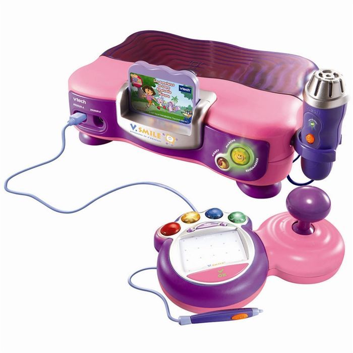 VSmile Rose Dora + micro Vtech Achat / Vente console éducative