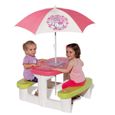 TABLE DE PIQUE-NIQUE Hello Kitty TABLE PIQUE NIQUE + PARASOL