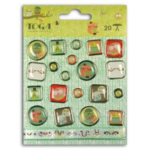 TOGA Lot de 21 embellissements Hiboux