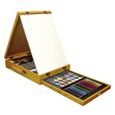PACK ART GRAPHIQUE  Mallette Dessin Bois Avec Chevalet