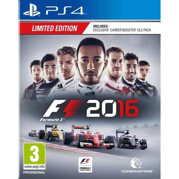F1 2016 Edition Day One Jeu PS4 Achat / Vente jeu ps4 F1 2016 Edition Day One PS4 Soldes