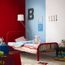 STRUCTURE DE LIT WING Lit 90x190cm métal rouge