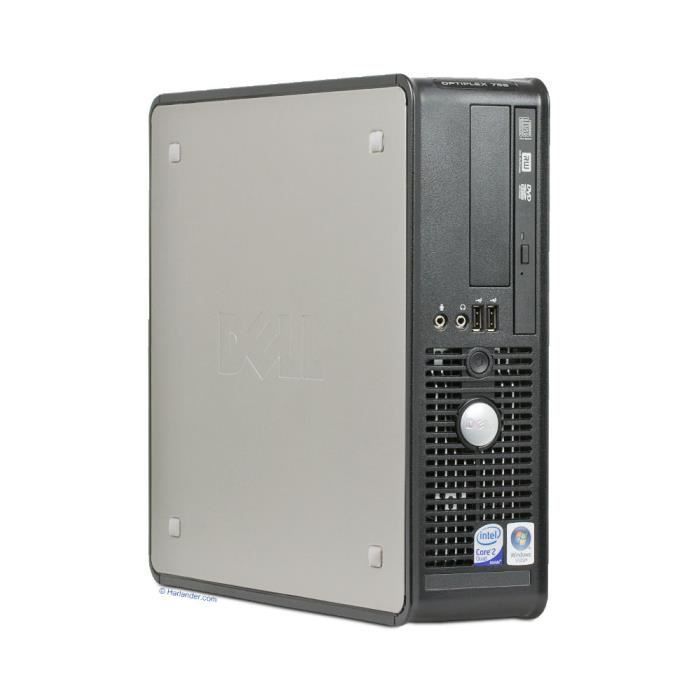 PC DELL OPTIPLEX 760 SFF Intel CORE 2 DUO E7500 2,93GHZ 2Go 160GO SATA ...