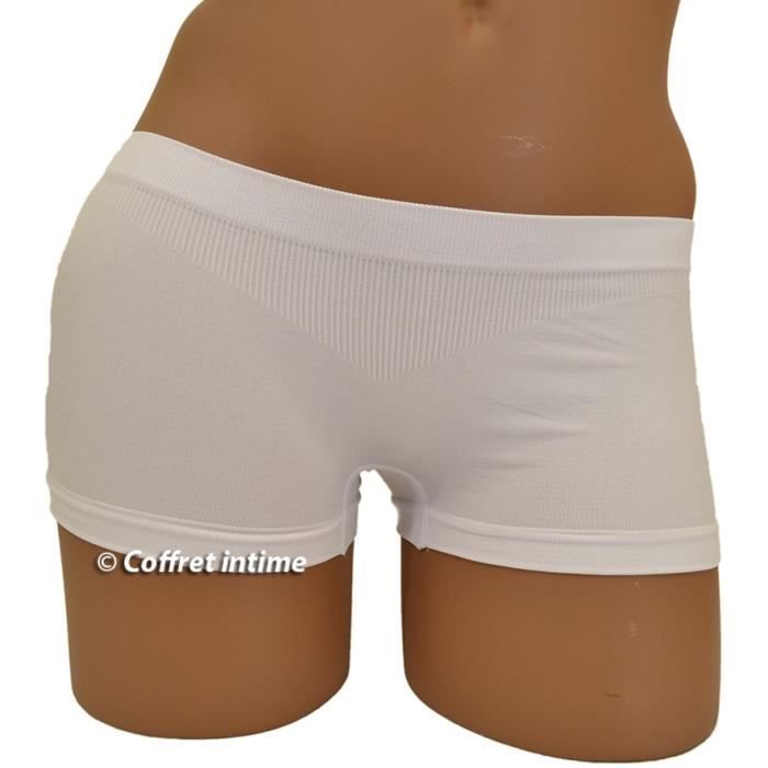 shorty femme blanc