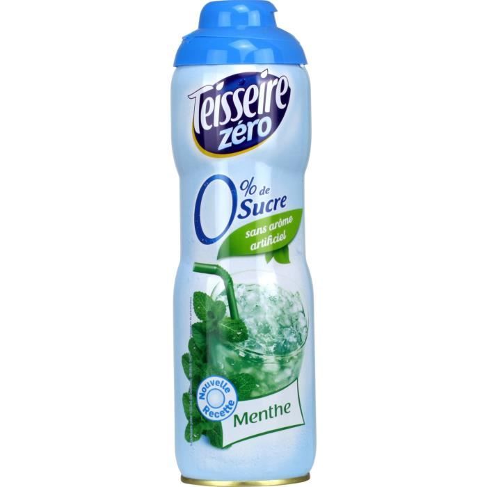 Teisseire Sirop de menthe sans sucre 60cl - Achat / Vente Teisseire Sirop de menthe sans sucre 60cl - Achat / Vente