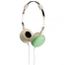 CASQUE- ECOUTEUR Casque macarons vert