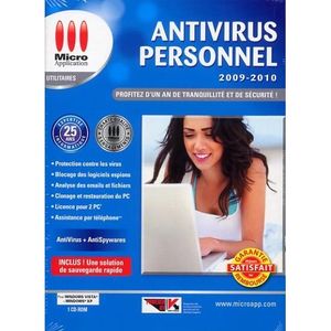 JEUX PC ANTIVIRUS PERSONNEL 2009-2010 / LOGICIEL PC CD-ROM JEUX PC ANTIVIRUS PERSONNEL 2009-2010 / LOGICIEL PC CD-ROM