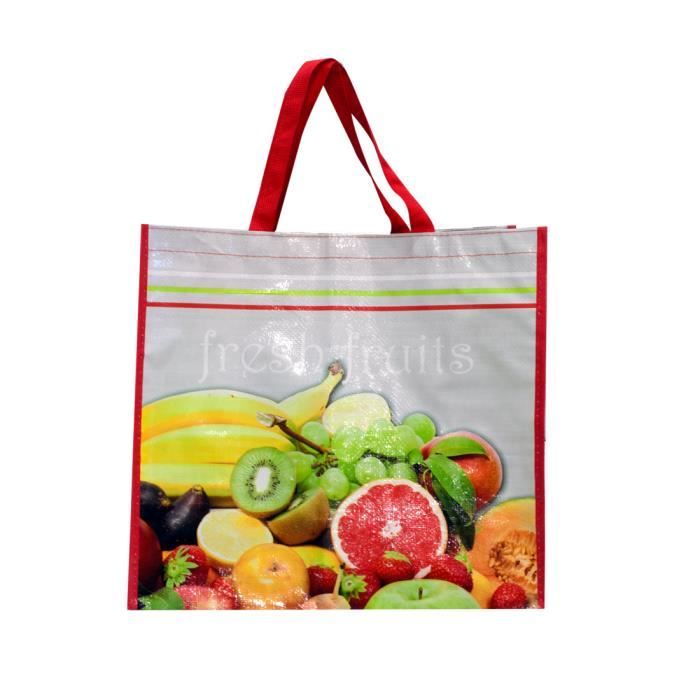Sac De Courses Recyclé Arc-en-Ciel RPET - 33x39.5x18.5cm, Écologique Et Style
