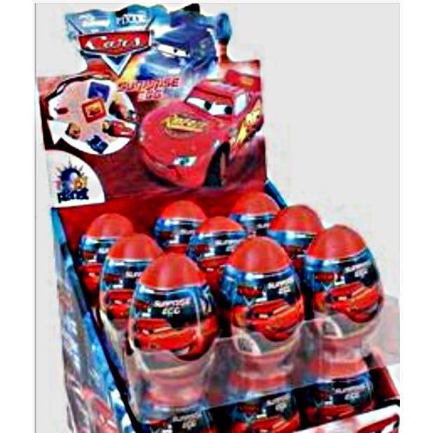 LOT 10 OEUF SURPRISE CARS DISNEY 7.5 X 5 CM Achat / Vente pochette