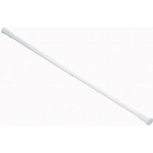 FRANDIS Barre de douche alu 140/260 cm blanc