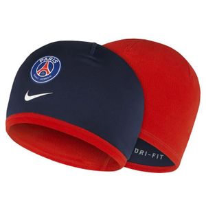 BONNET , CAGOULE Beanie PSG Bleu Nuit. \u2039\u203a