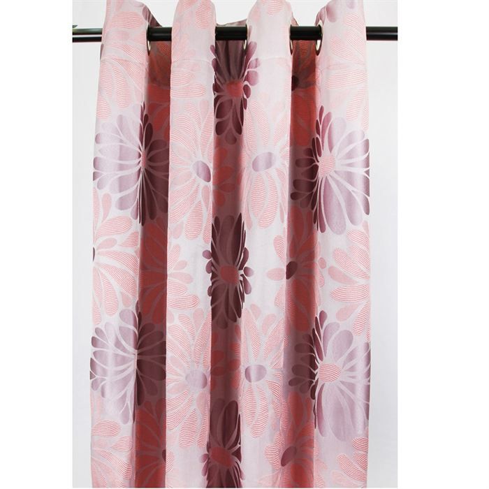 Double rideau violet/rose achat / vente rideau 100% polyester ... Désign rideaux Double