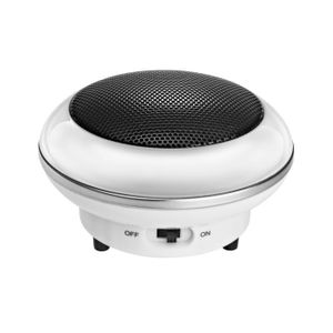 Wavemaster Enceintes MOBI Blanc - 3,8W - PC/Mobile/Tablette/Lecteur MP3-MP4