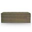 BANC Banquette + Poufs Triange XL Tissus Gris sable