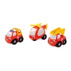  Vroom Planet 3 Mini Bolides Pompier En Coffret