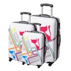  TANTINE ET COMPAGNIE 3 valises trolley 4 roues
