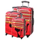 SET DE VALISES TANTINE ET COMPAGNIE 3 valises trolley 4 roues