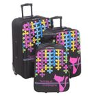 SET DE VALISES TANTINE ET COMPAGNIE 3 valises trolley 2 roues