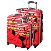  TANTINE ET COMPAGNIE 3 valises trolley 4 roues