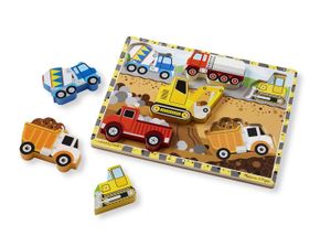MELISSA & DOUG Puzzle ? Grosses Pi?ces En Bois - Construction