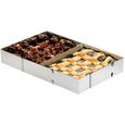 EMPORTE-PIECE  Cadre à Patisserie inox réglable rectangulaire