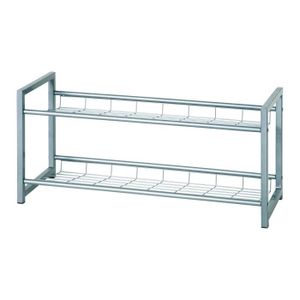 Etag?re rangement chaussures Janis 80x38x30 cm aluminium