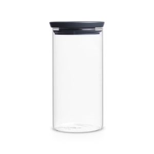 BRABANTIA Bocal empilable 298264 1,1L gris foncé