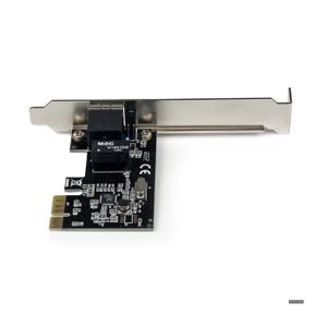 STARTECH Carte réseau PCI Express ? 1 port Gigabit Ethernet - Adaptateur NIC PCIe GbE faible encombrement