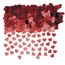 CONFETTIS - SERPENTIN  Confettis de table coeurs rouges à l'unité