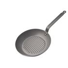 GRILL - CREPIERE Poêle "grill" ronde - diamètre 26 - De Buyer