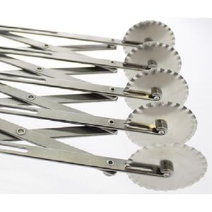 Roulette à Pâte Cannelée FM Professional - 20,6cm - Acier Inox - Pour Pâte à Sucre, Ravioli
