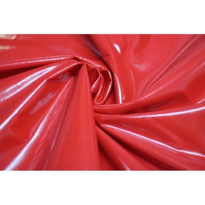 Tissu Vinyl Uni Rouge Au Mètre Achat / Vente tissu Tissu Vinyl Uni