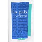 SCIENCES HUMAINES La paix