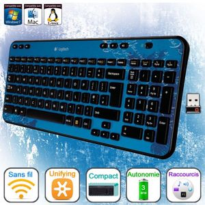 CLAVIER - PAVE NUMERIQUE Logitech Wireless Keyboard K360 Indigo Scroll CLAVIER - PAVE NUMERIQUE Logitech Wireless Keyboard K360 Indigo Scroll