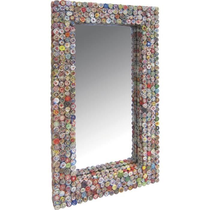Miroir rectangulaire en papier recyclé Achat / Vente miroir