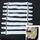 8 pcs/2 Ensembles Utile Élastique Lit Feuille Clip