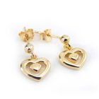  Boucles Plaqué Or "Love"