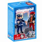 UNIVERS MINIATURE COMPLET Playmobil Voleur et policière