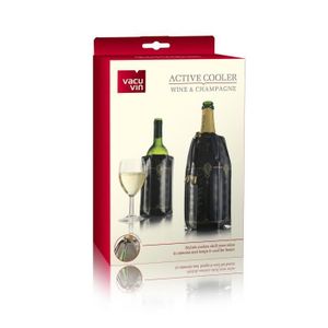 VACUVIN Platinium Rafraichisseur Vin et rafraichisseur Champagne - Lot de 2