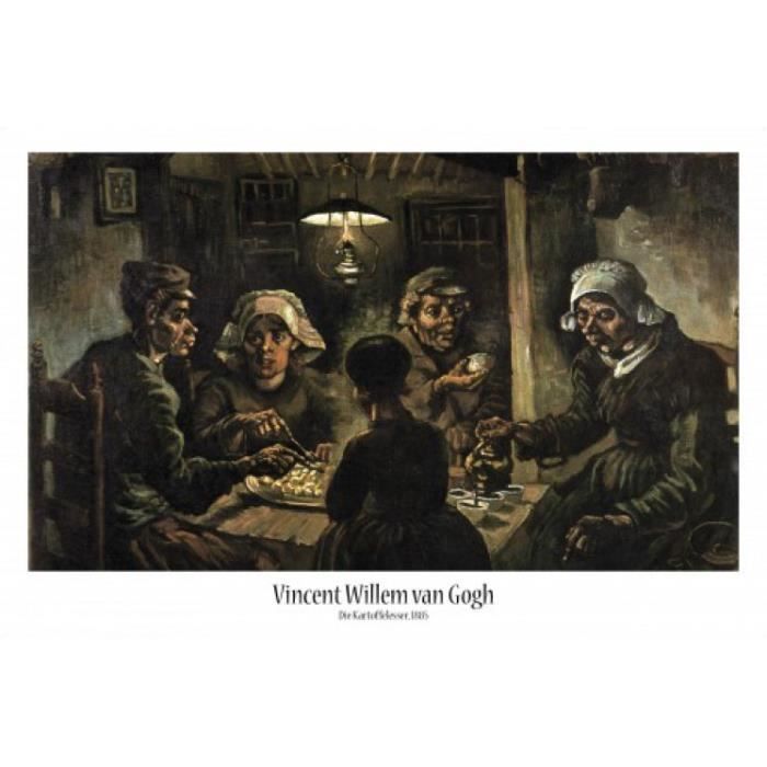 Le Laboureur Et Les Mangeurs De Vent Avis Vincent Van Gogh Poster - Les Mangeurs De Pomme... - Achat / Vente